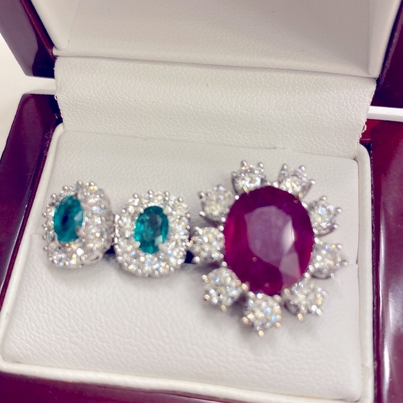 Ruby & Diamond ring🌺🌹❤️ - Picture 4 of 12